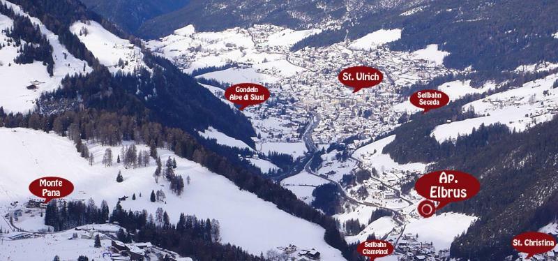 Appartamenti Elbrus Santa Cristina Val Gardena Zewnętrze zdjęcie